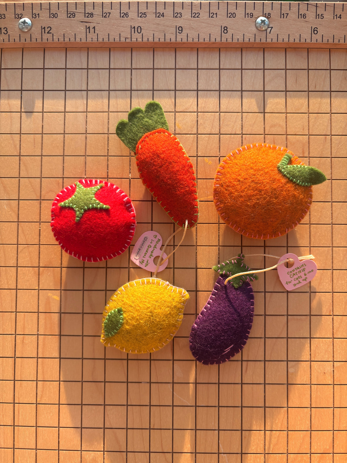 Fruit & Veg Cat Toys