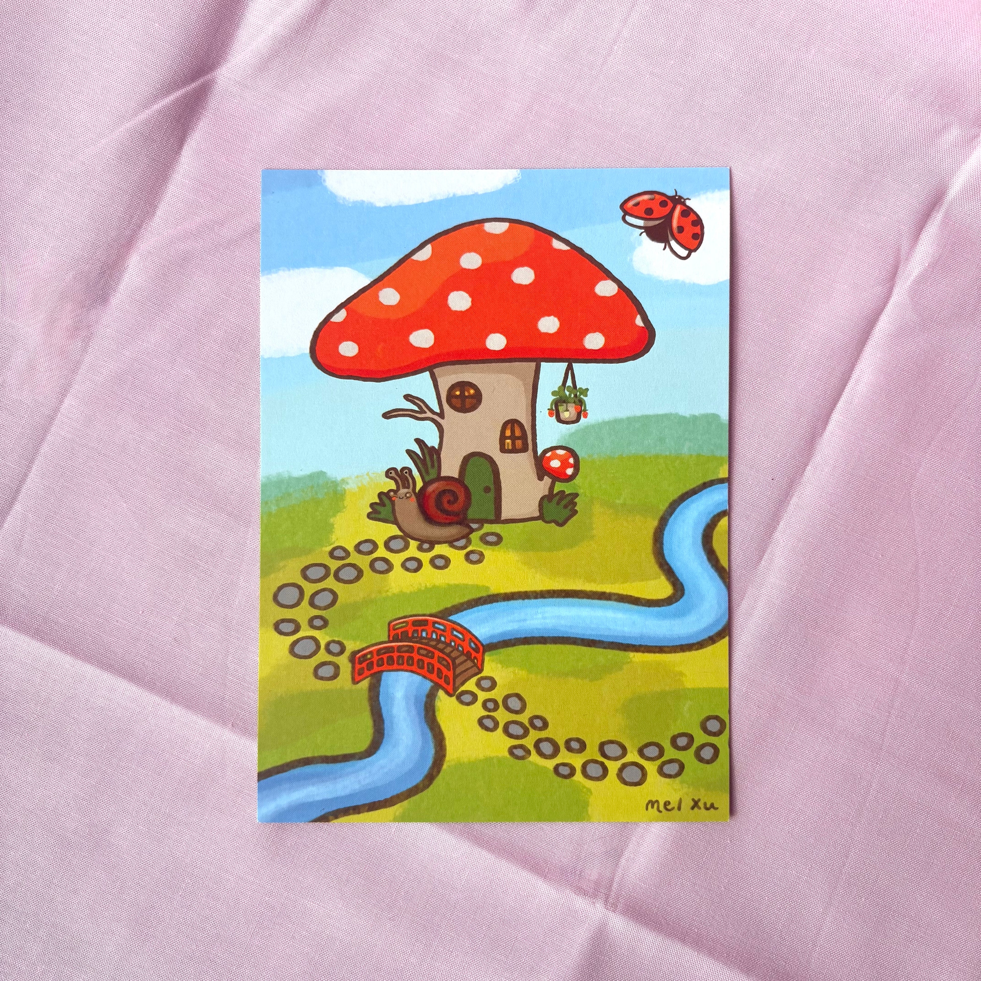 *SALE* SNAIL'S HOUSE Postcard Print