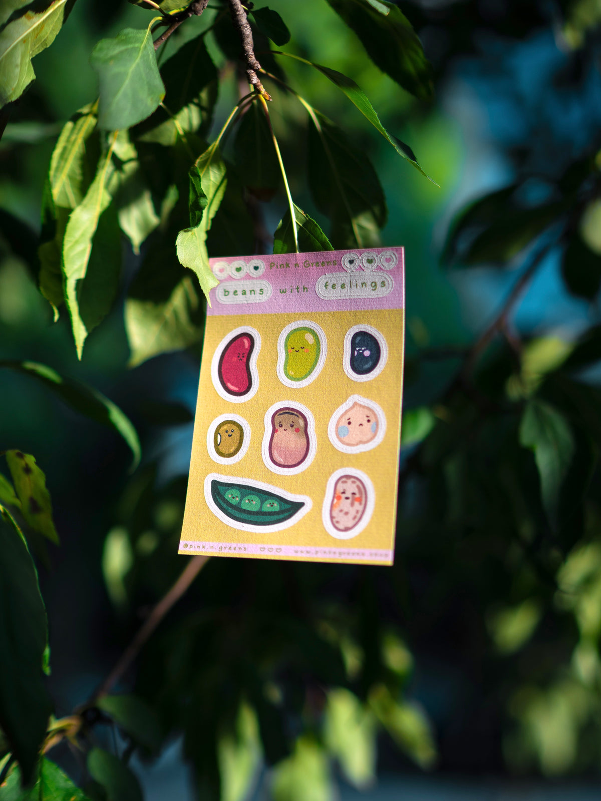 BEANS WITH FEELINGS Sticker Sheet