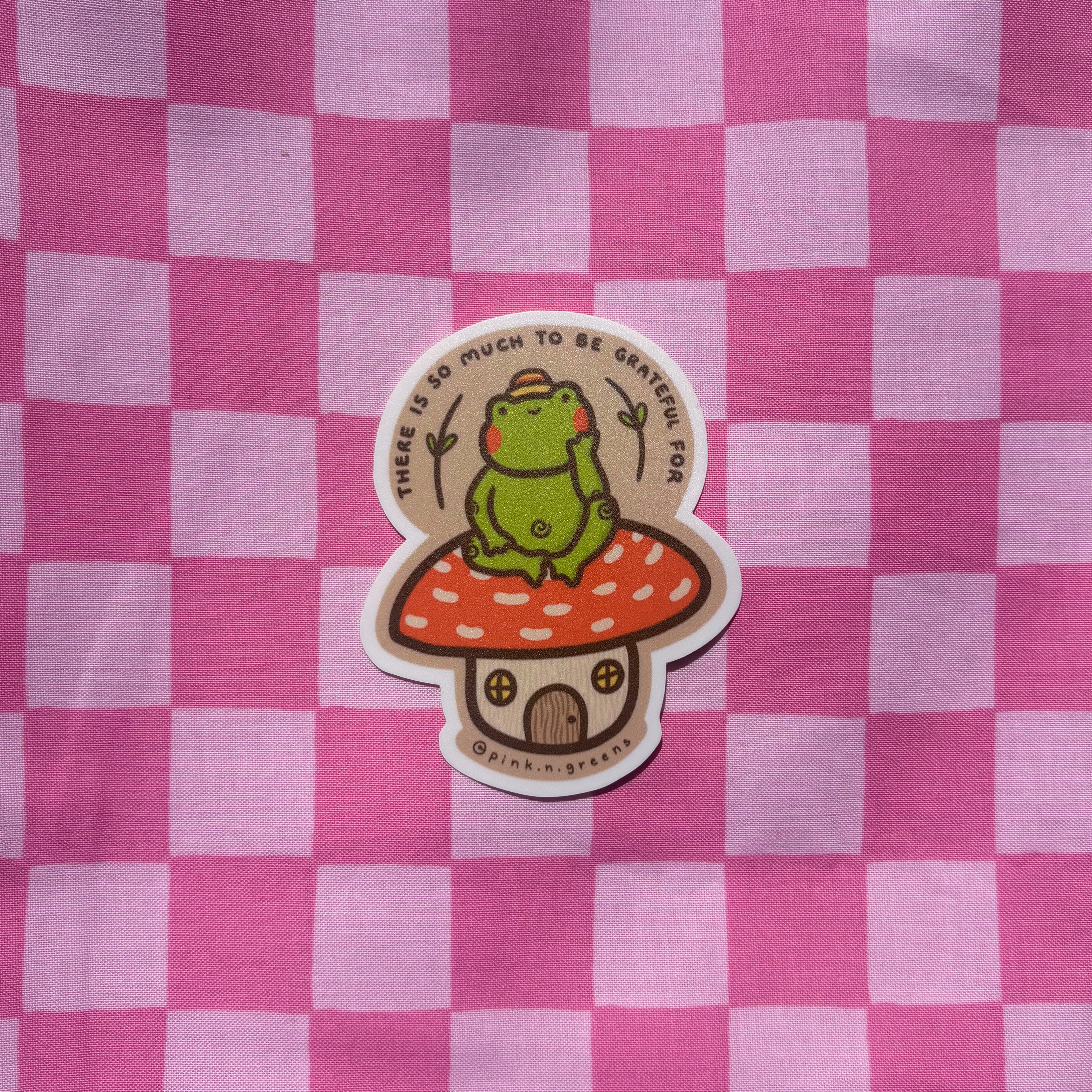 GRATEFUL FROG Sticker