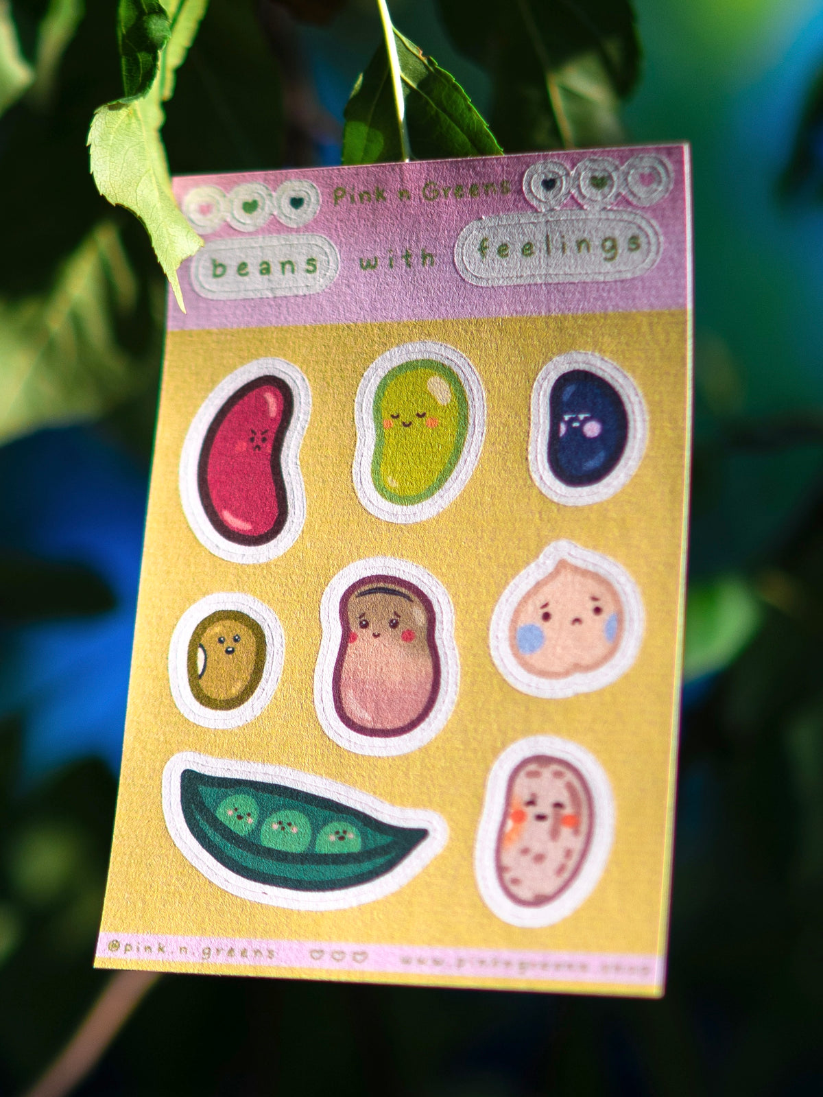 BEANS WITH FEELINGS Sticker Sheet