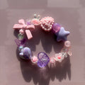 CHUNKY PINK N PURPLES Y2K Bracelet