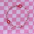 PINK N REDS Y2K Beaded Necklace