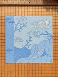CRANE RETURNING HOME Print