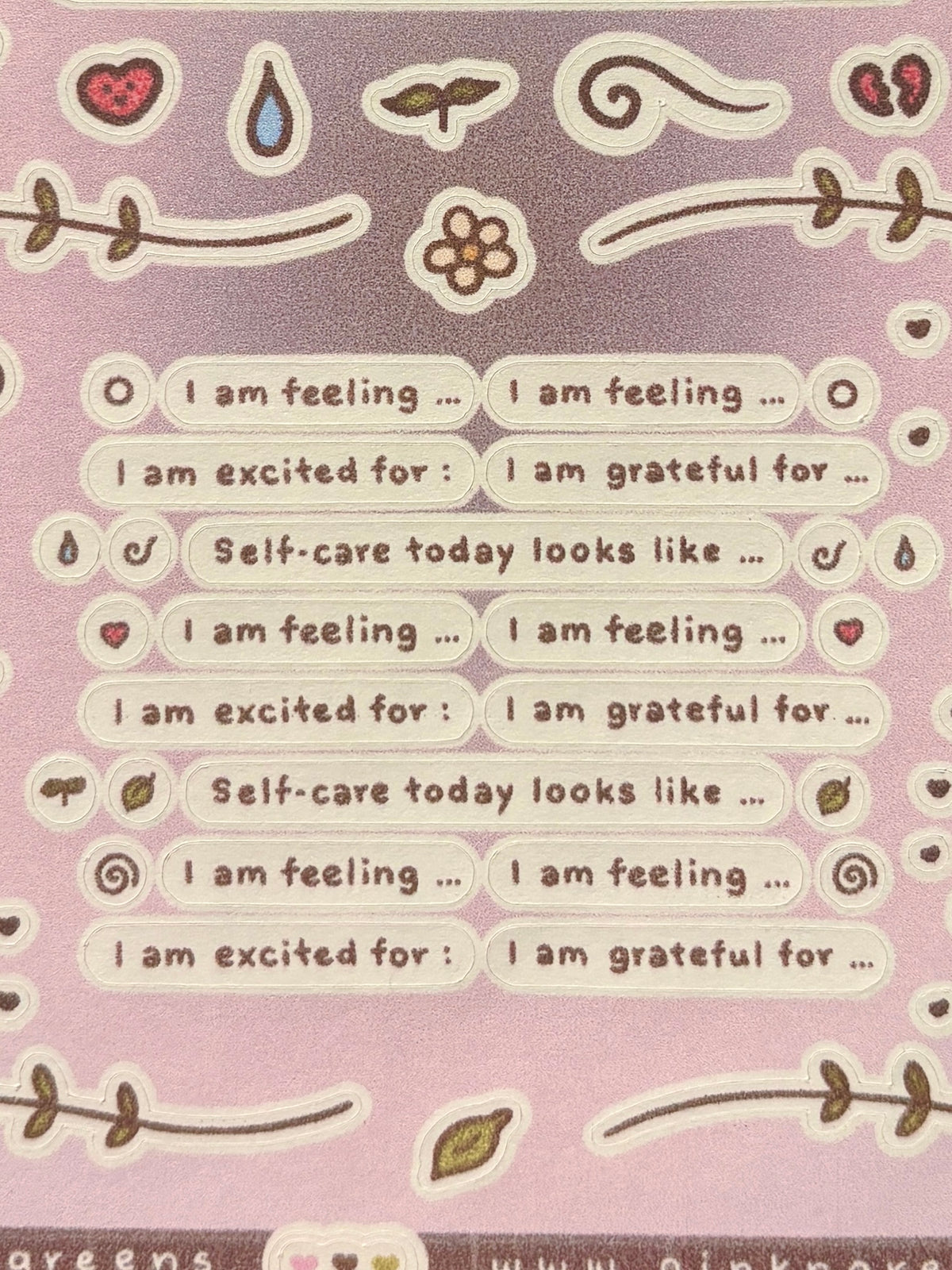 CORE BELIEFS Journal Stickers
